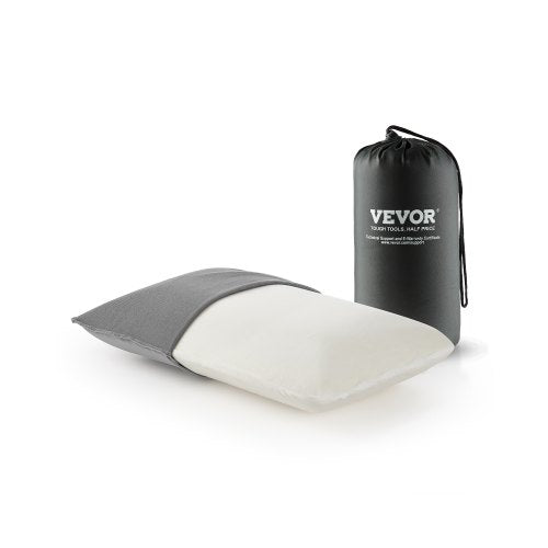 VEVOR Camping Pillow, Memory Foam Travel Pillow with Double-Sided Cover, Portable Backpacking Pillows with Removable & Washable Cover and Storage Bag, Perfect for Camping, Air Travel, Hiking, Office - CLTCSLYZMEDI6FAWHV0 - view 2