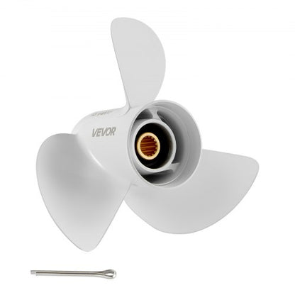 VEVOR Outboard Propeller, Upgrade OEM 15 Spline Tooth Aluminum Outboard Boat Propeller Fit Yamaha Engines 50-130 HP, 4-1/4" Gearcase, 3-Blade, RH (Right Hand Rotation), OEM Parts No. 6E5-45945-01-EL - CLXJYMH60130OV19G001V0 - view 2