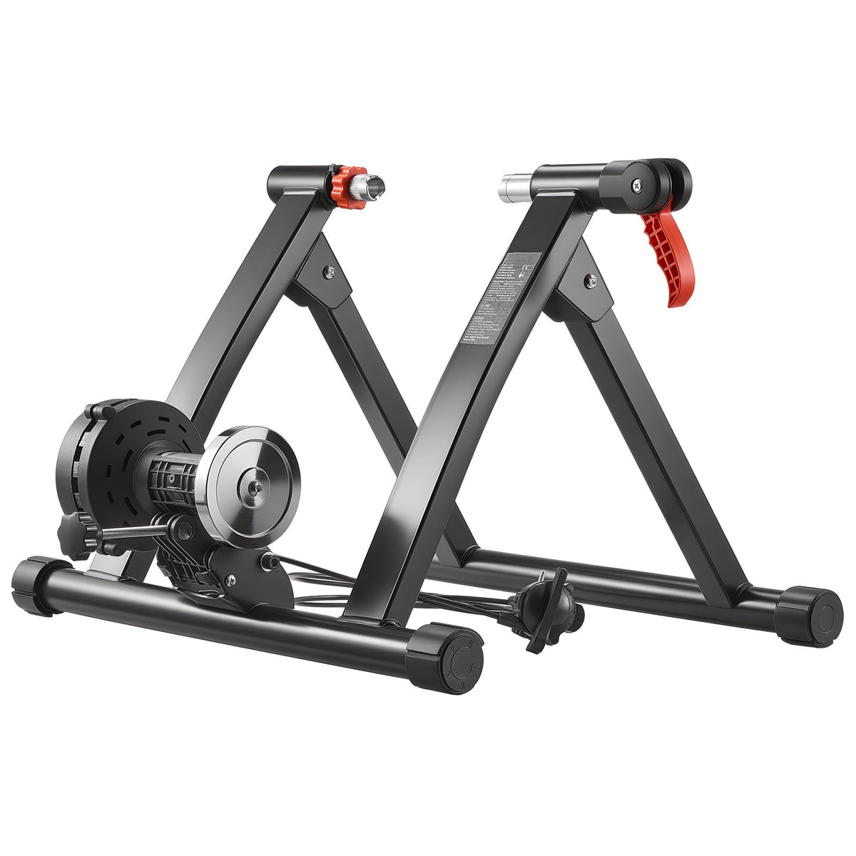 VEVOR Bike Trainer, 6 Level Resistance, 26-29 in & 700C Wheels, Foldable Magnetic Bicycle Stationary Stand for Indoor Exercise Riding with Quick Release Skewer & Front Wheel Riser Block for Road Bikes - CLXXLJCLXDSLBYAYD001V0 - view 10