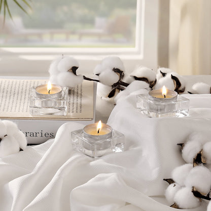 VEVOR 200 Pack Unscented Tea Lights Candles 6.5 Hours Long Burning Smokeless Tealight Candles, Dripless with Aluminum Cups, Natural Palm Wax Votive Candles for Home, Weddings, Christmas, White - CLZ200GBS15IE36QIV0 - view 9