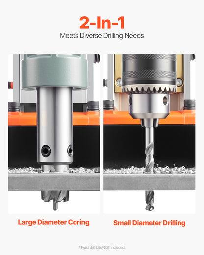 VEVOR Plate Magnetic Drill - Select Your Configuration - CLZDPMHZK50MM4XYRV1 - view 3