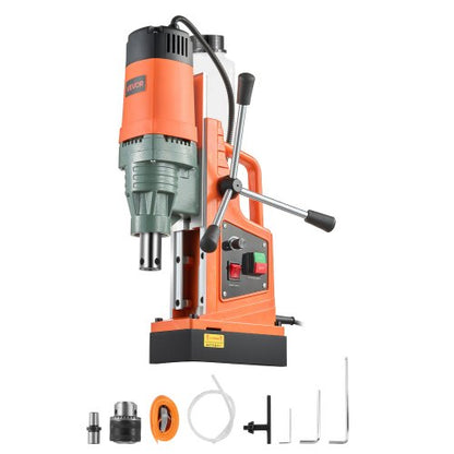 VEVOR Magnetic Drill, 1550W Motor 2 in Coring Diameter, 2922 lbf Magnetic Force, 0-550 RPM Variable Speed, Portable Electric Mag Drill Press Drilling Machine for Metal Surface, Home Improvement - CLZMHZKXZ50MOCXTG001V1 - view 2