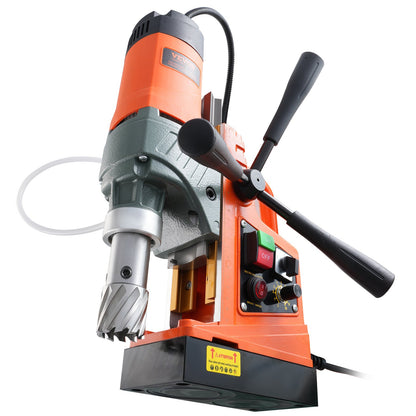VEVOR Magnetic Drill, 1450W Motor 1.6 in Boring Diameter, 2810 lbf Portable Electric Mag Drill Press, with 2 Coring Bits, Variable Speed, Drilling Machine for Metal Surface, Home Improvement Industry - CLZTJ2J40MMMO8WSCV1 - view 10
