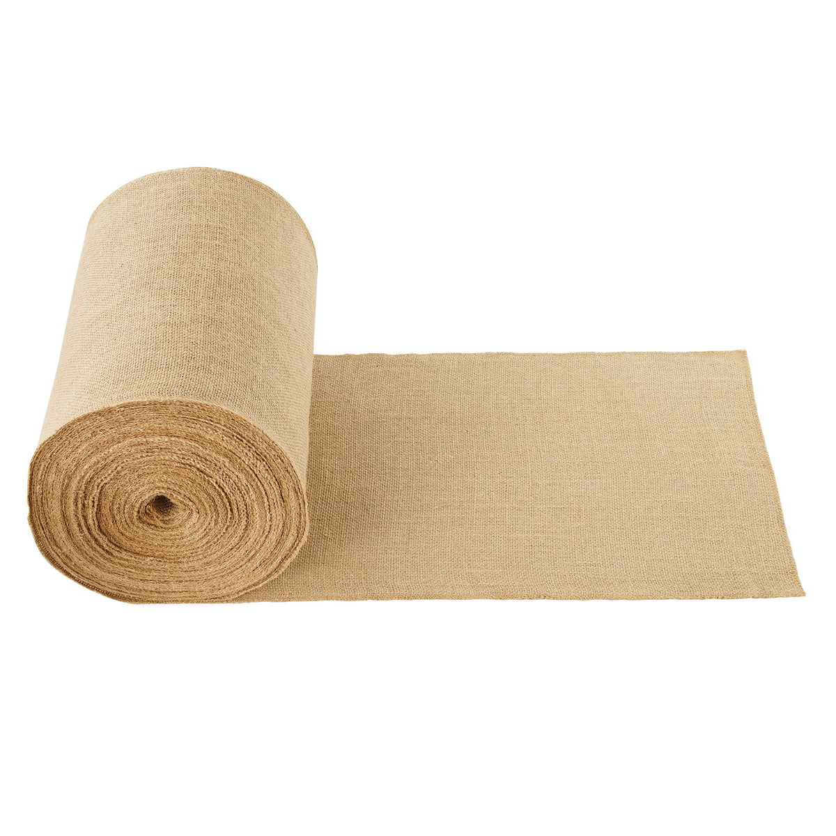 VEVOR Burlap Fabric Roll, 14” x 150 ft & 50 x 50 High Density Wide Natural Burlap Fabric Rolls, Jute Fabric Burlap Tree Wrap Roll, for Decor, Crafts, Wedding, Gardening, Plant & Tree Winter Covering - CMBJ14INCHES3MBHIV0 - view 1