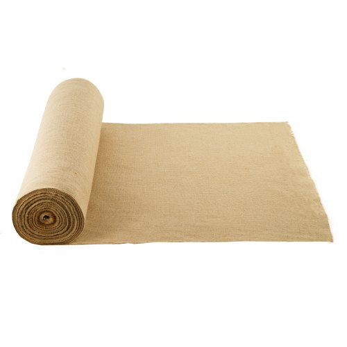VEVOR Burlap Fabric Roll, 36” x 150 ft & 50 x 50 High Density Wide Natural Burlap Fabric Rolls, Jute Fabric Burlap Tree Wrap Roll, for Decor, Crafts, Wedding, Gardening, Plant & Tree Winter Covering - CMBJ36INCHES3TQMTV0 - view 2
