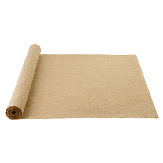 VEVOR Burlap Fabric Roll, 40” x 30 ft & 50 x 50 High Density Wide Natural Burlap Fabric Rolls, Jute Fabric Burlap Tree Wrap Roll, for Decor, Crafts, Wedding, Gardening, Plant & Tree Winter Covering - CMBJ40INCHESQAPN0V0 - view 1
