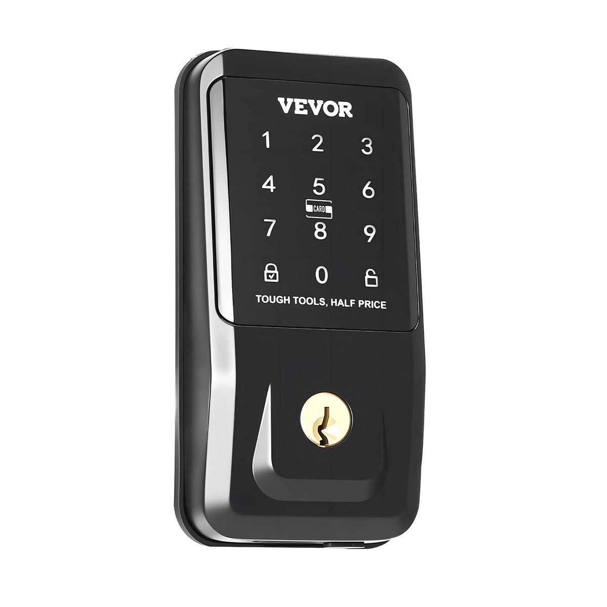 VEVOR Keyless Entry Door Lock, Touchpad Electronic Deadbolt with IC Card, Customizable User Codes, Keyed Entry, Auto Lock, Anti-Peeking Password, Backlit, Easy Installation, for Home, Matte Black - CMSMBSYGH000RESUE001V9 - view 10