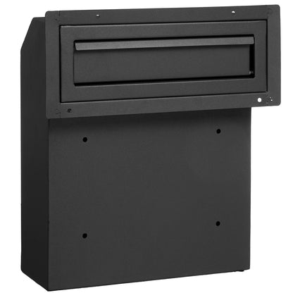 VEVOR Through The Door Key Drop Box, Heavy Duty Steel Through the Door Mailbox with 12" Combination Lock, Mail Drop Box, Black - CMXBXMMSBLACBDP02V0 - view 10