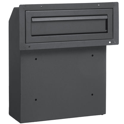 VEVOR Sturdy Metal Key Locker, Combo Lock, Mountable on Wall, 12'', Charcoal Gray, Ensures Safe Keeping of Mail and Keys - CMXBXYCSBLACB3MU1V0 - view 10