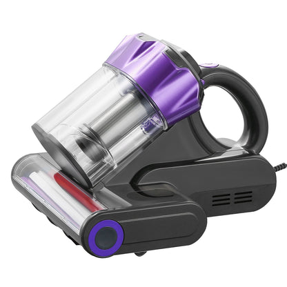 VEVOR Mattress Vacuum Cleaner, 550W Bed Vacuum Cleaner with 18Kpa Powerful Suction and Dual Dust Bin, HEPA Filter & Heating, Ultrasound Tech & Cleaning Lights, Handheld for Bed, Sofa, Corded, Gray - CMY400W14KPAUNPXV001V1 - view 10