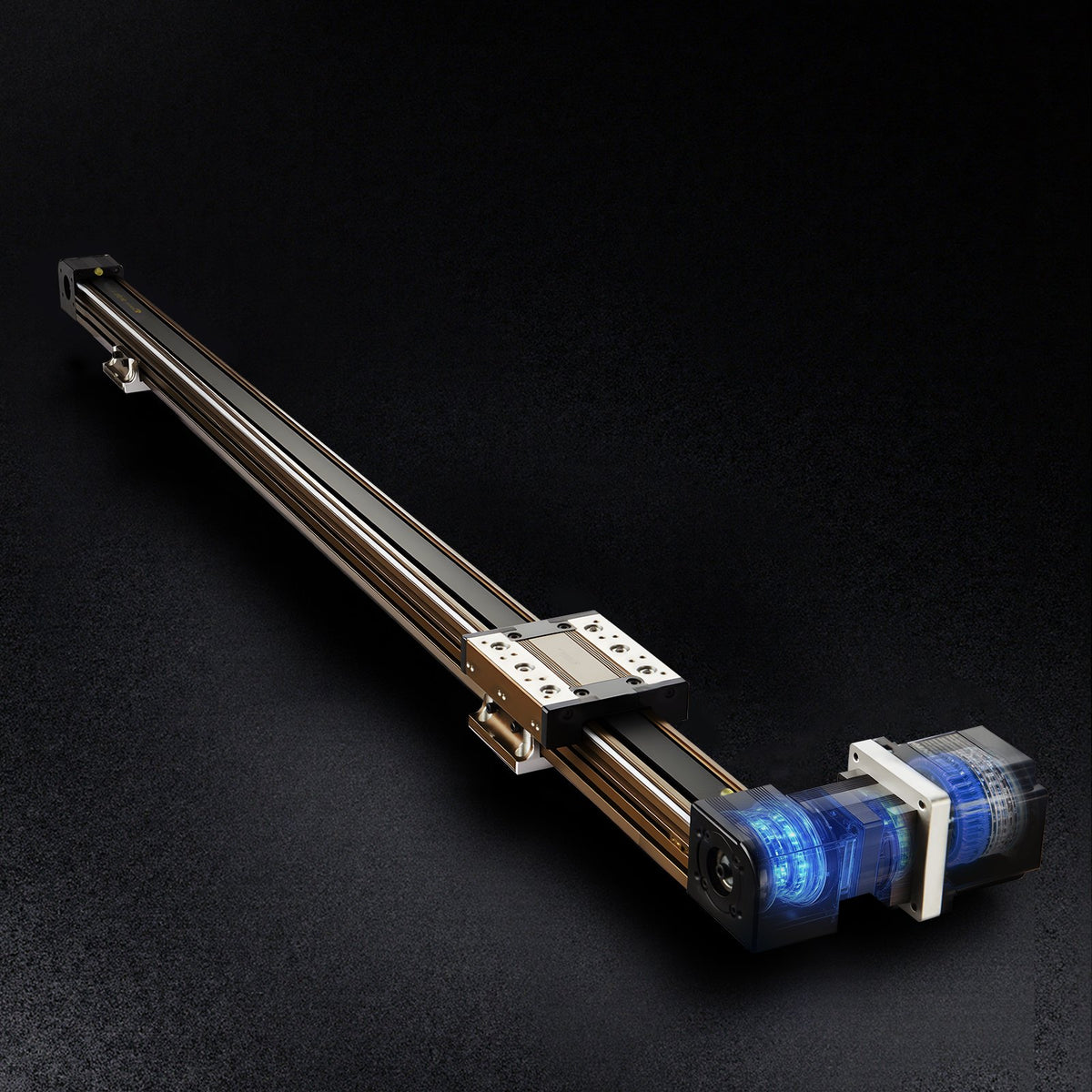 VEVOR Linear Guide Rail, Belt Drive, CNC Linear Motion Stage Actuator, with Nema34 Stepper Motor, 1300 mm Stroke Work Size, High Speed Motorized, for Engraving Machine, CNC Milling Machine, 3D Printer - CNCZXDGPDCD6PZ6T6001V9 - view 9