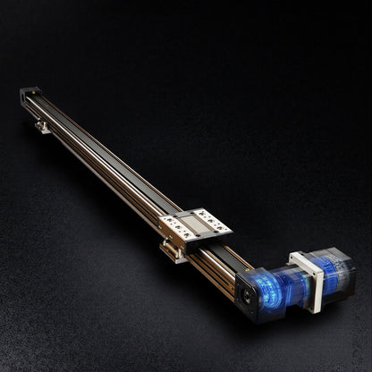 VEVOR Linear Guide Rail, Belt Drive, CNC Linear Motion Stage Actuator, with Nema34 Stepper Motor, 1300 mm Stroke Work Size, High Speed Motorized, for Engraving Machine, CNC Milling Machine, 3D Printer - CNCZXDGPDCD6PZ6T6001V9 - view 9