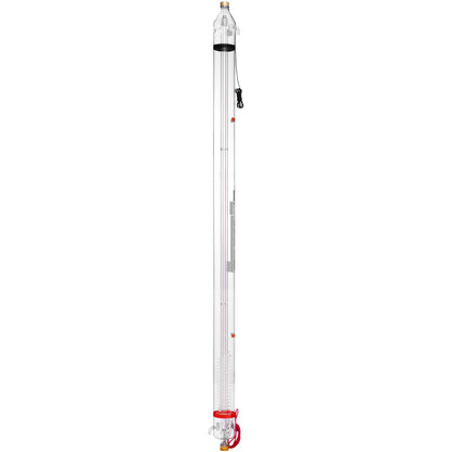 VEVOR 130W CO2 Laser Tube, 65 in (1650 mm) Length, 3.1 in (80 mm) Dia Borosilicate Glass Laser Cutter Tube with Metal Head, 10,000hr Wires Preconnected for Laser Engraver Engraving Cutting Machine - CO2JGG130W00KXS3BV9 - view 10