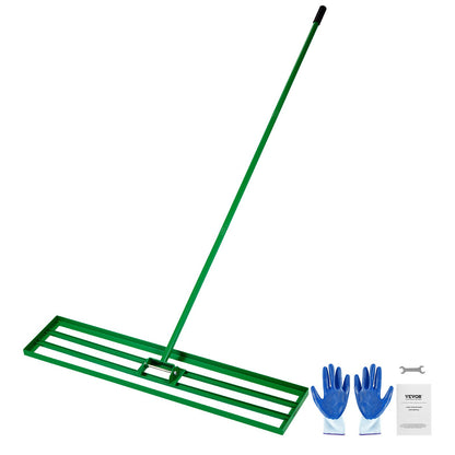 VEVOR Lawn Leveling Rake, 48"x10" Level Lawn Tool, Heavy-duty Lawn Leveler with 78" Steel Extended Handle, Yard Leveling Rake Suit for Garden, Golf Lawn, Farm - CPPZP1048000TBPBM002V0 - view 10