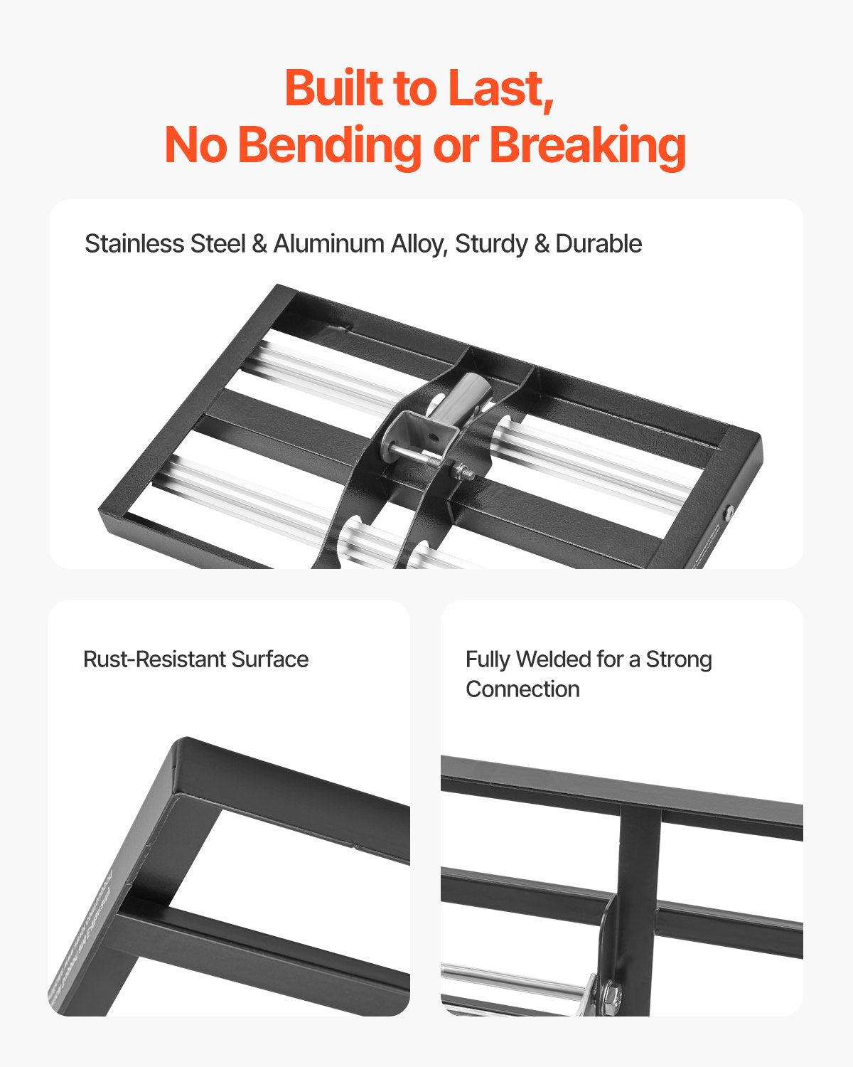 VEVOR Updated Lawn Leveling Rake with Roller, 17" x 10" Stainless Steel Lawn Leveler with 63.4" Adjustable Handle, Heavy Duty Yard Leveling Rake, Effort Saving Lawn Leveling Tool for Yard Golf Court - CPPZPEKGLK10STLEJV0 - view 4