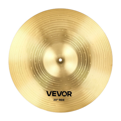 VEVOR Cymbal Pack, 3 Pieces Cymbals for Drum Set, Alloy Cymbals Drum Set Includes 14-inch Hi-Hats, 16-inch Crash, 20-inch Ride, Drumsticks & Cymbal Bag, Alloy Cymbal Pack for Drummer, Bright Copper - CPTZCPTZ3ZXGGQ223001V0 - view 10