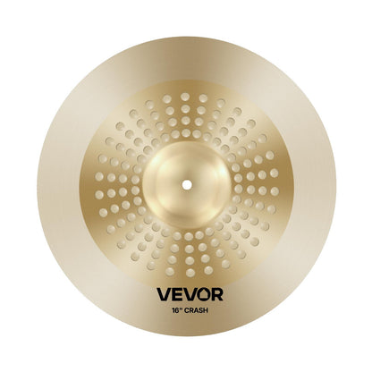 VEVOR Cymbal Pack, 4 Pieces Cymbals for Drum Set, Alloy Cymbals Drum Set Includes 14-inch Hi-Hats, 16-inch Crash, 20-inch Ride, 10-inch Splash, Drumsticks & Cymbal Bag, Alloy Cymbal Pack for Drummer - CPTZCPTZ4ZXGNAZD1001V0 - view 10