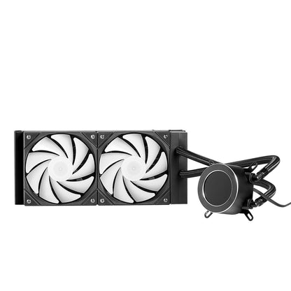 VEVOR CPU Liquid Cooler, AIO CPU Water Cooler - 120mm PWN Fans & Pump, Customizable Black PC Liquid Cooler with 2.1'' LCD Display & ARGB light, for Intel 115X/1366/2011/1700/1200, AMD AM4/AM5 - CPULQFSSLDPB56R3VV9 - view 10
