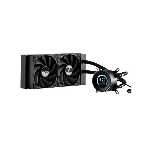 VEVOR CPU Liquid Cooler, AIO CPU Water Cooler - 120mm PWN Fans, Pump, 1.8'' Display, Max. 2200RPM CPU Cooling Fan, Efficient Black PC Water Cooler for Intel 115X/1366/2011/1700/1200, AMD AM4/AM5 - CPULQFSSLDPBHDXT7V9 - view 2