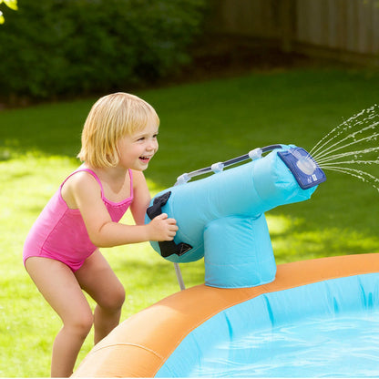 VEVOR Inflatable Bounce House, 14.9 x 12.8 x 7.8 ft Inflatable Bounce House Water Slide, Bouncer Castle with Castle Bounces, Tall Slide, Splash Pool & Pretend Market Booth, for 3 to 4 Kids Ages 3 to 8 - CQCBKWSLXSCGBR7TC001V1 - view 9
