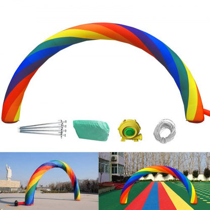 VEVOR Inflatable Event Arch - Rainbow or Orange - CQGM8X4MCQCHGM001V1 - view 1