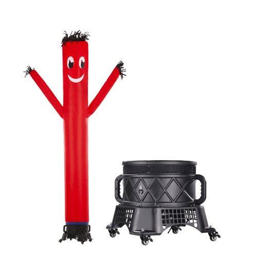 VEVOR Inflatable Tube Man Set, 10 ft Tall, Wacky Waving Inflatable Dancing Tube Guy with 9/10 HP Blower, PP Shell IPX3 Waterproof Blower Fan, for Outdoor Advertising Business Store Party - CQGR10FT550WFZPYNV1 - view 2