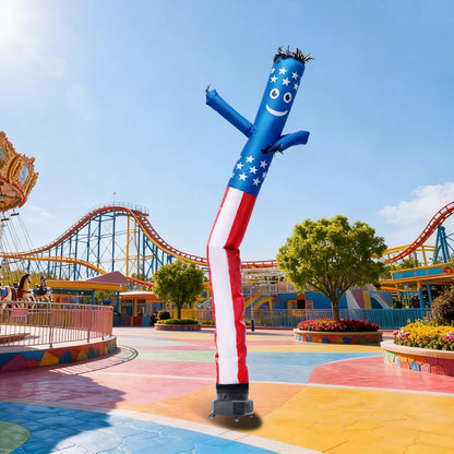 VEVOR Inflatable Tube Man with Blower, 10 ft Tall, Wacky Waving Wind Flying Inflatable Dancing Tube Guy with 3/4 HP IPX3 Waterproof Blower Fan, for Outdoor Advertising Business Store Party Decoration - CQGR10FTXTQ3I1T6T001V1 - view 9