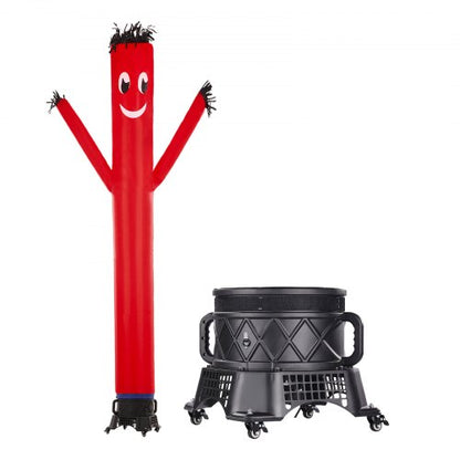 VEVOR Inflatable Tube Man Set, 20 ft Tall, Wacky Waving Inflatable Dancing Tube Guy with 1 HP Blower, PP Shell IPX3 Waterproof Blower Fan, for Outdoor Advertising Business Store Party - CQGR20FT750WCREZ1V1 - view 2