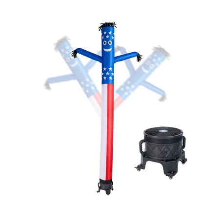 VEVOR Inflatable Tube Man with Blower, 20 ft Tall, Wacky Waving Wind Flying Inflatable Dancing Tube Guy with 1 HP IPX3 Waterproof Blower Fan, for Outdoor Advertising Business Store Party Decoration - CQGR20FTXTQ735OL1001V1 - view 1