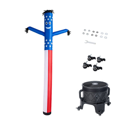 VEVOR Inflatable Tube Man with Blower, 20 ft Tall, Wacky Waving Wind Flying Inflatable Dancing Tube Guy with 1 HP IPX3 Waterproof Blower Fan, for Outdoor Advertising Business Store Party Decoration - CQGR20FTXTQ735OL1001V1 - view 10