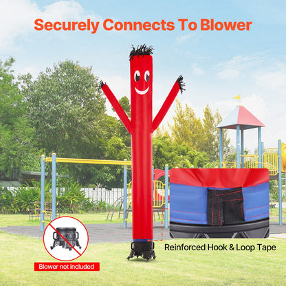 VEVOR Inflatable Tube Man Attachment, 20-Feet Tall, Wacky Wavy Wind Flying Dancing Tube Guy, Arm Flailing Sky Air Puppet, 18'' for Outdoor Advertising Business Store (Blower Not Included) - CQGRBT20FTHSGV34WV0 - view 7
