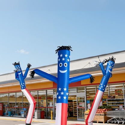 VEVOR Inflatable Tube Man, 20-Feet Tall, Wacky Waving Dancing Tube Guy, Wind Flying Arm Flailing Air Puppet, 18-Inch for Outdoor Advertising, Business Store, Increase Visibility (Blower Not Included) - CQGRBT20FTXTXTFUK001V0 - view 9