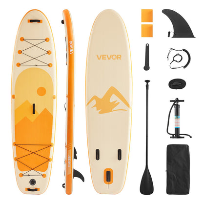 VEVOR Inflatable Stand Up Paddle Board, 11.6' x 35" x 6" Wide Ultra-Light SUP Paddleboard, All Accessories Included, Pump, Paddle, Fin, Backpack, Ankle Leash, Strap, Non-slip Deck for Youth & Adults - CQJBPTK116FTSGCXH001V0 - view 10