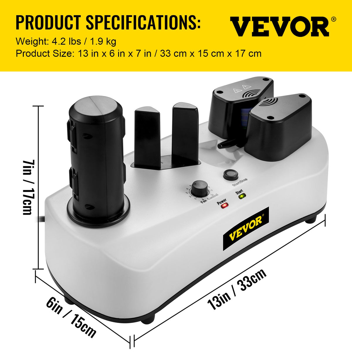 VEVOR Air Cushion Machine, Sealing Speed 7.2-7.8 ft/min Air Pillow Machine, 110V Air Pillow Packaging Machine, Portable Air Cushion Wrap Machine for Inflatable Packaging+164 ft/50 m Test Film Roll - CQJBSMCMINIYEW4TCV1 - view 8
