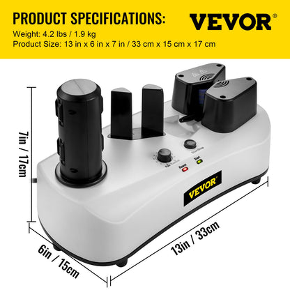 VEVOR Air Cushion Machine, Sealing Speed 7.2-7.8 ft/min Air Pillow Machine, 110V Air Pillow Packaging Machine, Portable Air Cushion Wrap Machine for Inflatable Packaging+164 ft/50 m Test Film Roll - CQJBSMCMINIYEW4TCV1 - view 8