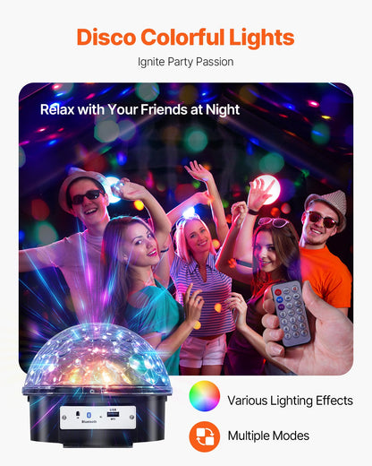 VEVOR Inflatable Nightclub, 17.7 x 16.4 x 13.9 Ft, Blow up Party Tent with Disco Lights & 680W Blower, Large Inflatable Night Club Tent for Adults, Inflatable House Air Cube for Wedding Birthday Black - CQJLB54542MHFI3VWV1 - view 5