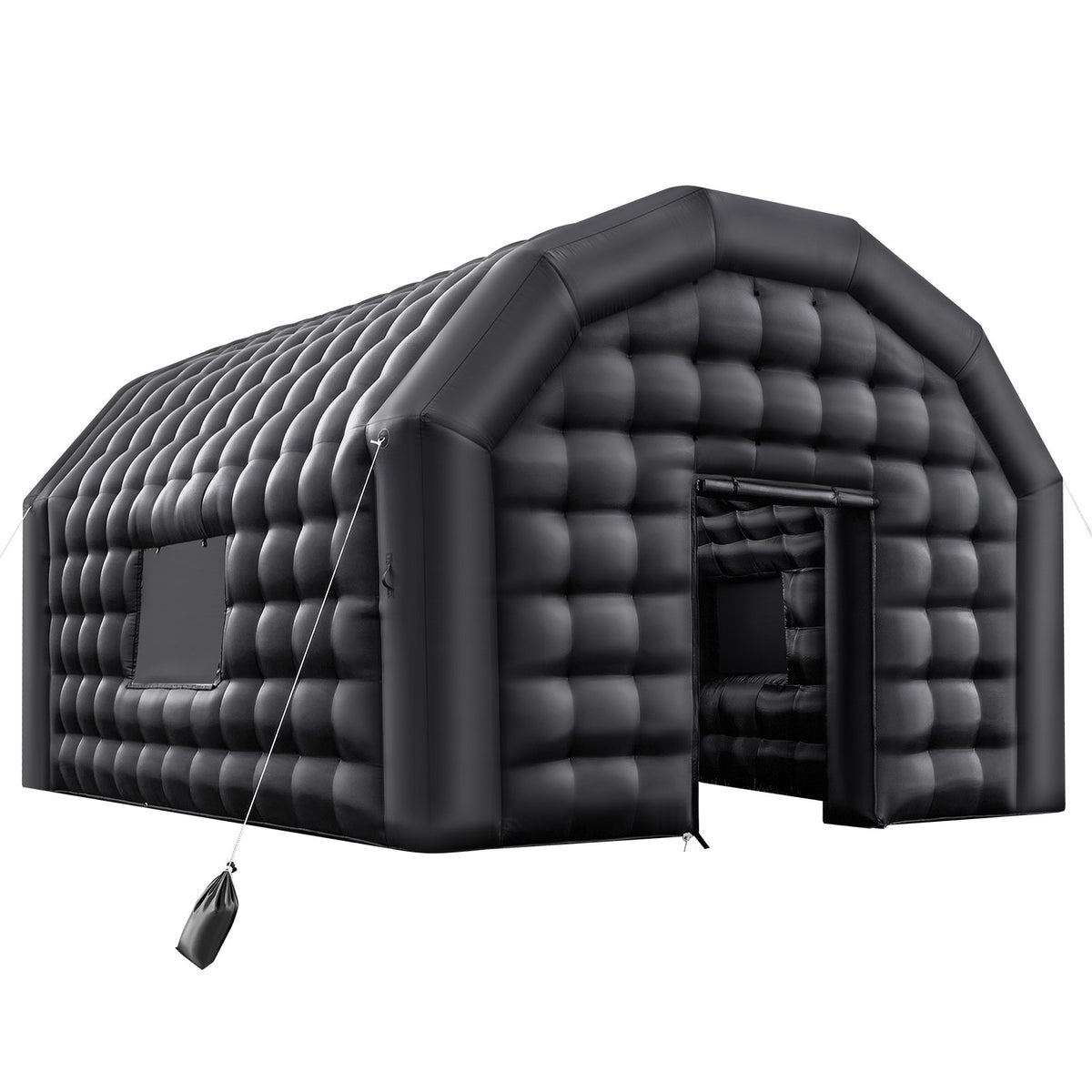 VEVOR Inflatable Nightclub, 19.7 x 16.4 x 12 ft Inflatable Party Tent with 680W Blower & Sandbag, Ventilated Blow up Night Club with 2 Windows, Air Cube House for Event Birthday Wedding Party - CQJLB65366MHXX0GD001V1 - view 10