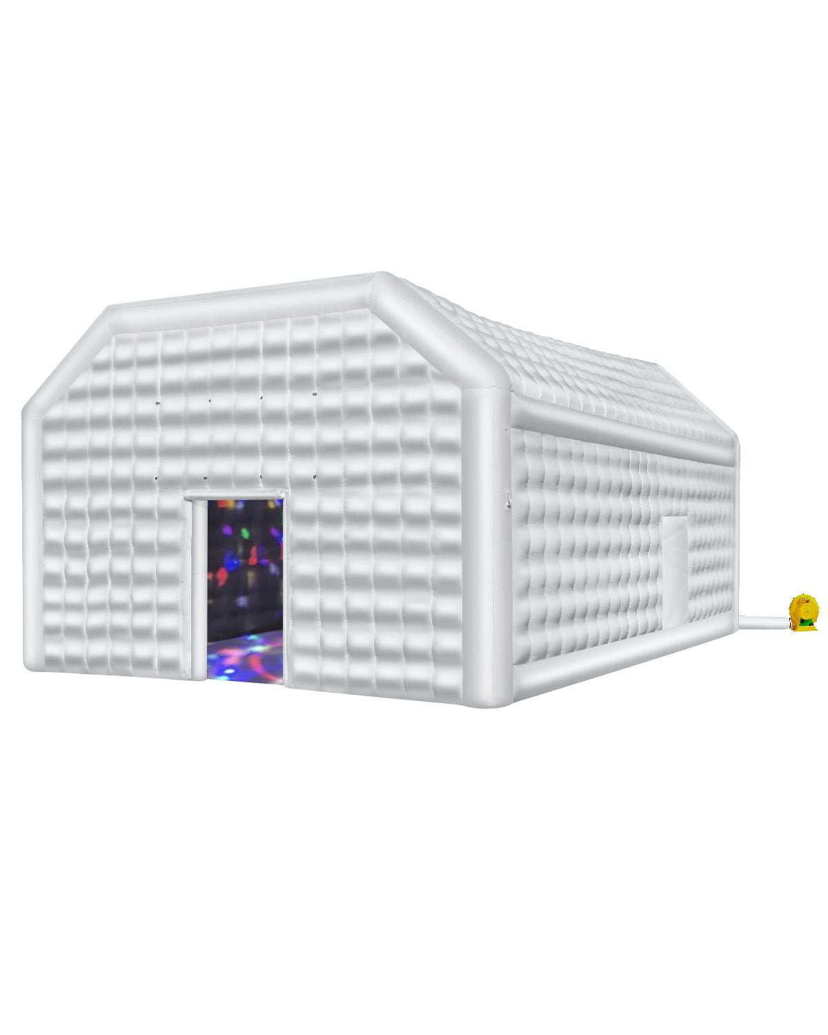 VEVOR Inflatable Nightclub, 29.5 x 19.7 x 13.1 Ft, Blow up Party Tent with 1100W Blower, Large Inflatable Night Club Tent for Adults, Easy Setup Inflatable House Air Cube for Wedding Birthday White - CQJLB964MBS0JV7TDV1 - view 1