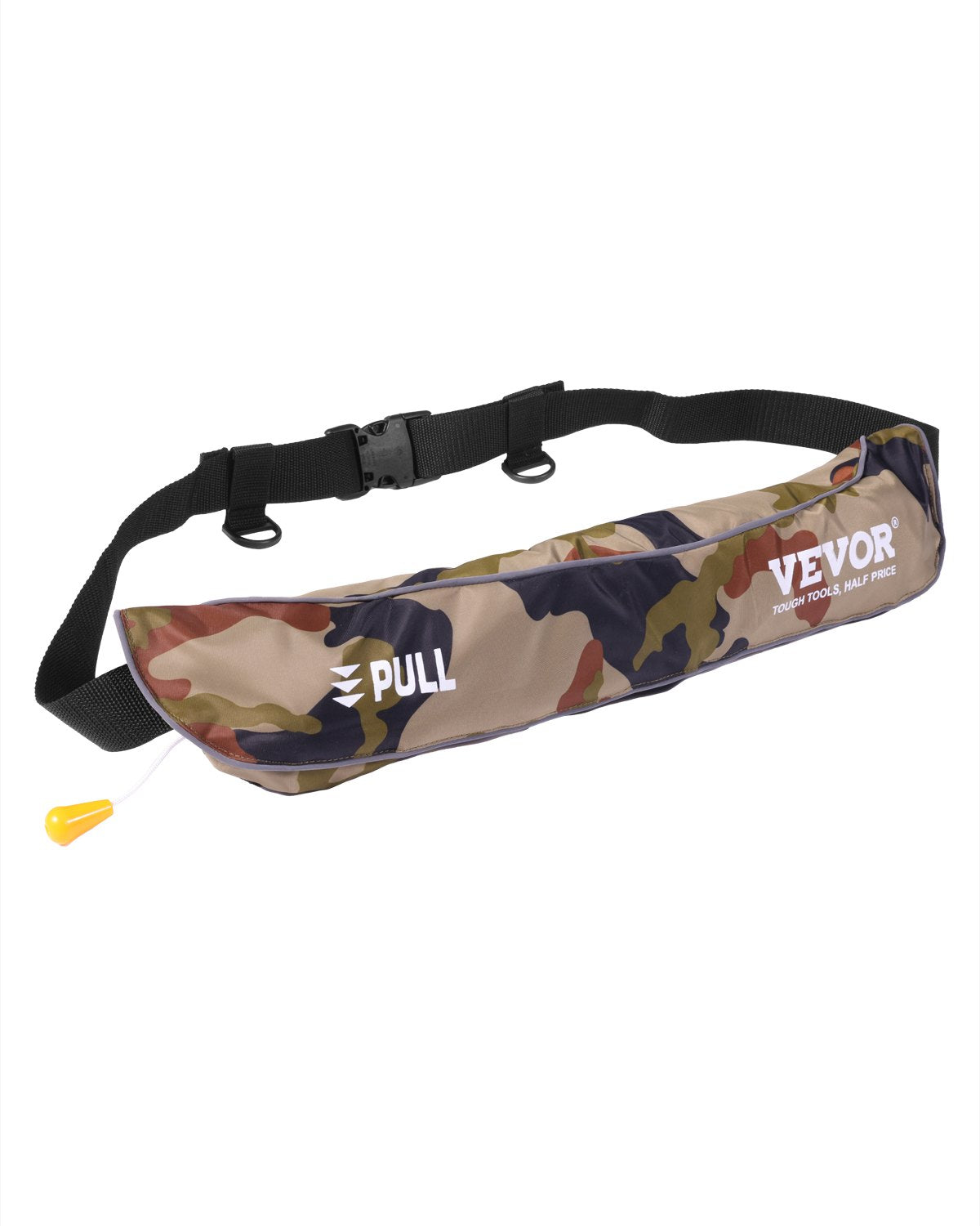 VEVOR Manual Inflatable Belt Pack for Adults, 105N Buoyancy, Over 80 Pounds and Up to 59 in Waist Adjustable, Inflatable PFD Waist for SUP Paddelboarding, Kayaking, Green (CO2 Cylinder Not Included) - CQJSYBHWDCQYJ7VMAV0 - view 1