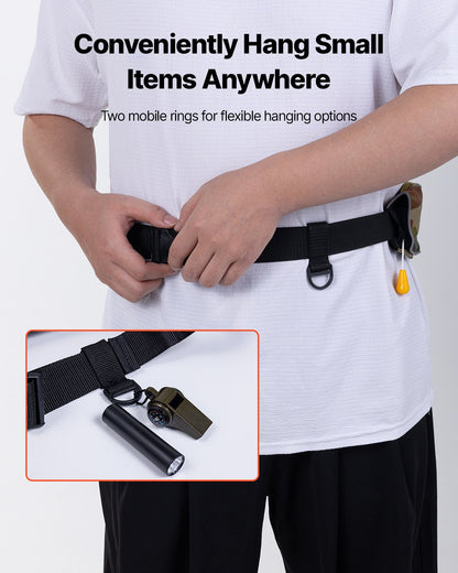 VEVOR Manual Inflatable Belt Pack for Adults, 105N Buoyancy, Over 80 Pounds and Up to 59 in Waist Adjustable, Inflatable PFD Waist for SUP Paddelboarding, Kayaking, Green (CO2 Cylinder Not Included) - CQJSYBHWDCQYJ7VMAV0 - view 5