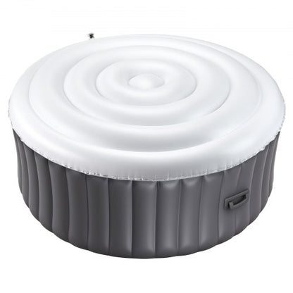 VEVOR Inflatable Hot Tub Cover, 5.4 Ft Round Hot Tub Cover Protector, Insulated Spa Covers for Inflatable Hottub, Weatherproof and Waterproof Energy Saving Lid for Outdoor Use, White - CQKRSYGGYXL68WLXJ001V0 - view 2