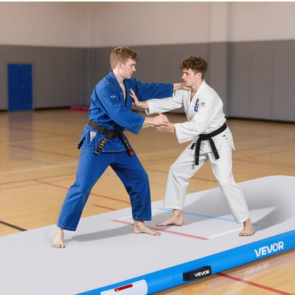 VEVOR 10x5 ft Wrestling Mat Inflatable, Martial Arts Thick Mat for Outdoor Indoor Home Gym Exercise, PVC Foldable Training Mats with 600W Air Pump, for Gymnastics Tatami Jiu Jitsu BJJ MMA Judo, Gray - CQKSJD105FTLDRECN001V1 - view 9