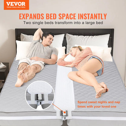 VEVOR Bed Bridge, King Bed Converter Kit, Split King Gap Filler for Adjustable Bed Mattress Connector Mattress Gap Filler with Heavy Duty Metal Buckle Strap 25D Memory Foam (75" L x 10" W) - CQL75W10INCH8JTJSV0 - view 3