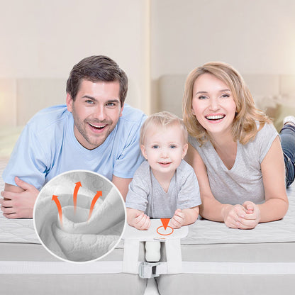 VEVOR Bed Bridge, King Bed Converter Kit, Split King Gap Filler for Adjustable Bed Mattress Connector Mattress Gap Filler with Heavy Duty Metal Buckle Strap 25D Memory Foam (75" L x 8" W) - CQL75W8INCHZILLDJV0 - view 9