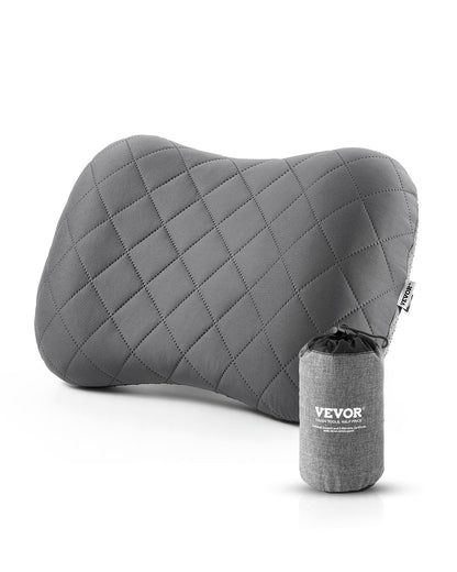 VEVOR Inflatable Camping Pillow, 5-Inch Thickened Travel Pillow, Soft Backpacking Pillows with Removable & Washable Cover, Storage Bag, Lightweight and Portable for Camping, Air Travel, Hiking, Office - CQSLYZMEDIUM91XKCV0 - view 1