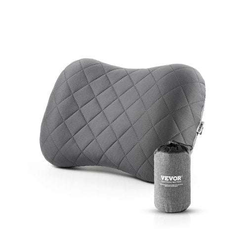 VEVOR Inflatable Camping Pillow, 5-Inch Thickened Travel Pillow, Soft Backpacking Pillows with Removable & Washable Cover, Storage Bag, Lightweight and Portable for Camping, Air Travel, Hiking, Office - CQSLYZMEDIUM91XKCV0 - view 2
