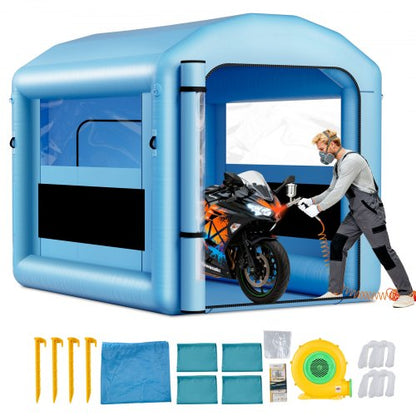 VEVOR Inflatable Paint Booth - Select Your Configuration - CQSPQF108585RHWTN001V1 - view 1