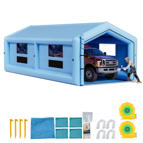 VEVOR Inflatable Paint Booth - Select Your Configuration - CQSPQF1254MLURRX0001V1 - view 1