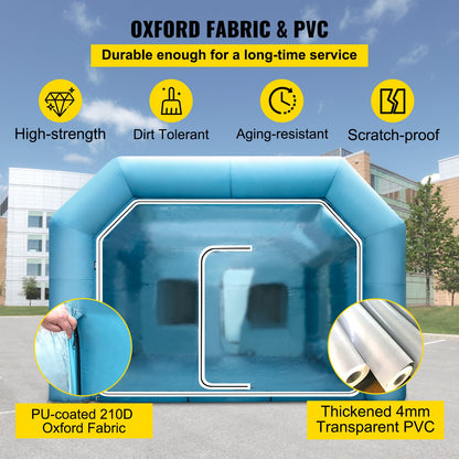 VEVOR Inflatable Paint Booth - Select Your Configuration - CQSPQFHSKC105T3O9V1 - view 3