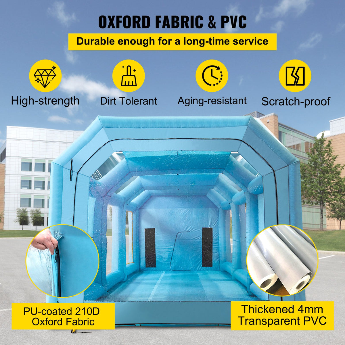 VEVOR Inflatable Paint Booth - Select Your Configuration - CQSPQFHSKC1253K6LV1 - view 3